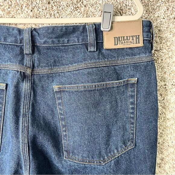 Duluth Trading Co Jeans Men’s 40x30 Ballroom Dark Wash Denim Relaxed Fit - Picture 6 of 6